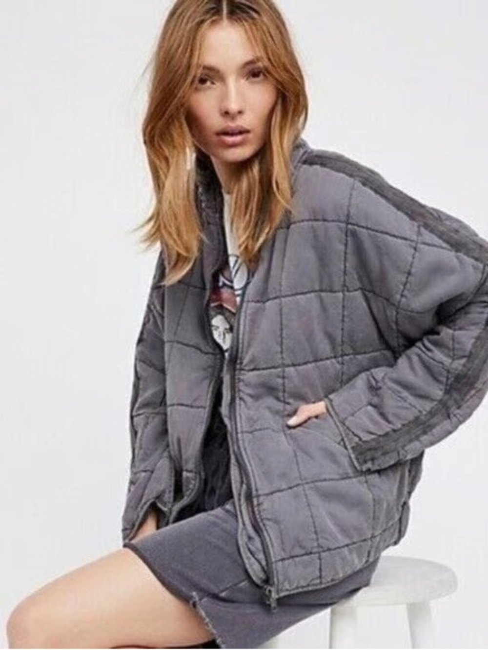 Quilted Green Women's Lightweight Jacket